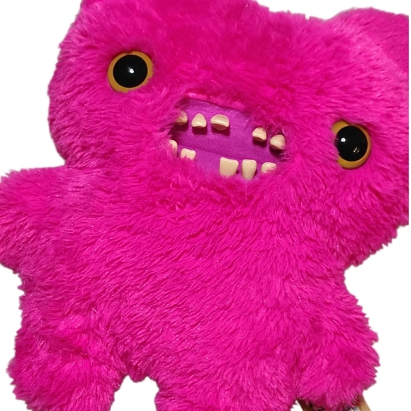 NWT Pink Fuggler Monster Screech Bigg Fuggs Plush - Rare! Zuru 18 "XL - Picture 7 of 8